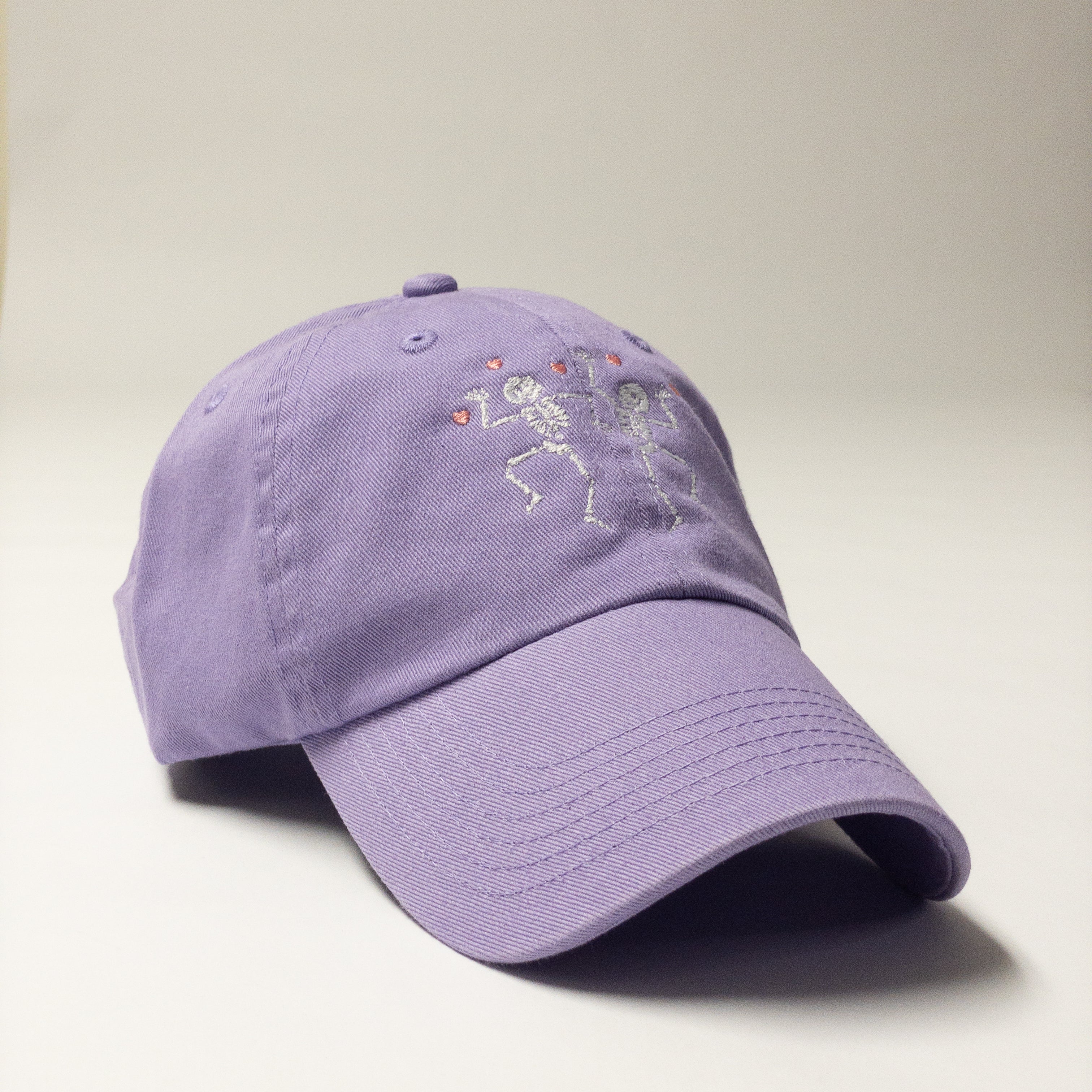 Dancing Skeletons Embroidered Dad Hat