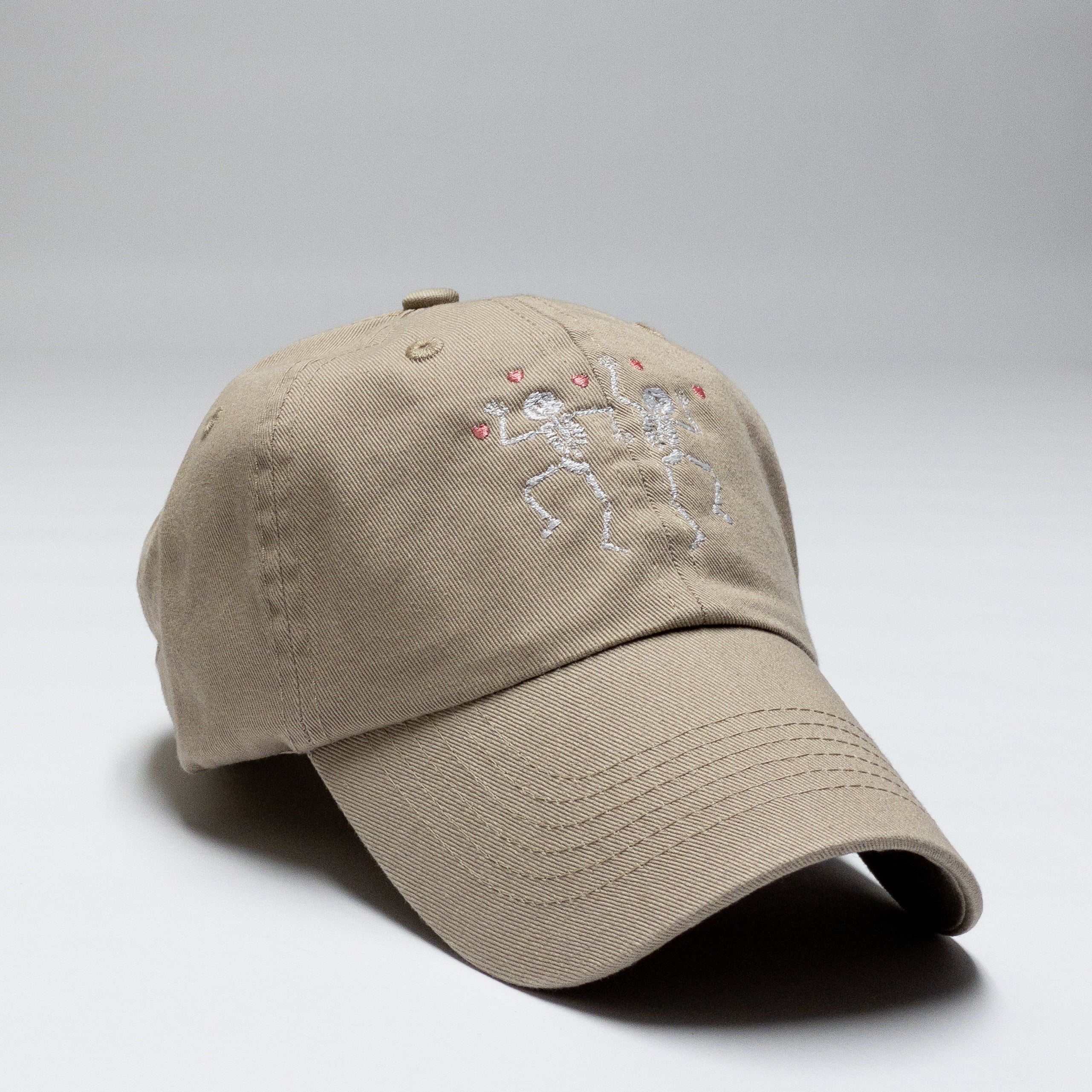 Dancing Skeletons Embroidered Dad Hat