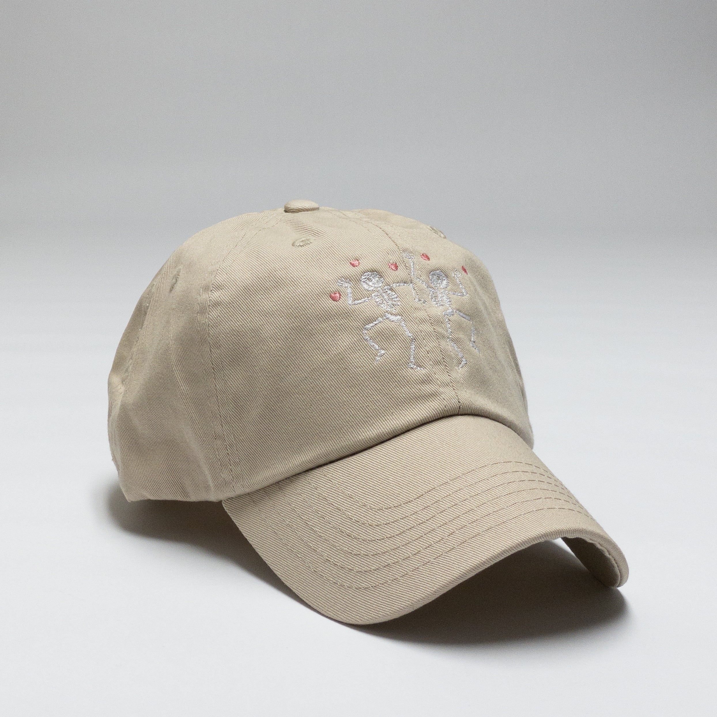 Dancing Skeletons Embroidered Dad Hat