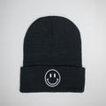 Smiley Face Embroidered Beanie