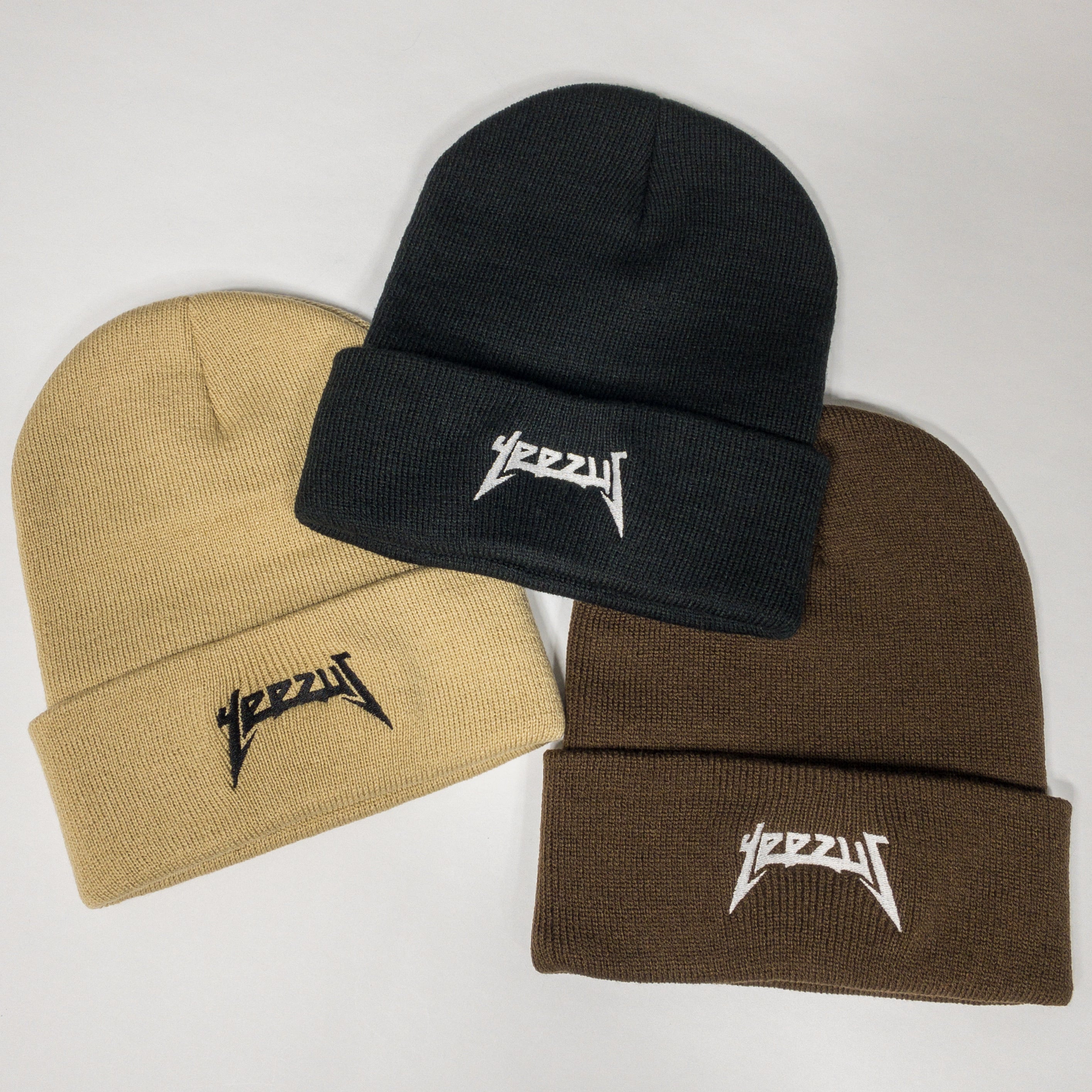 Kanye West Yeezus Embroidered Beanie