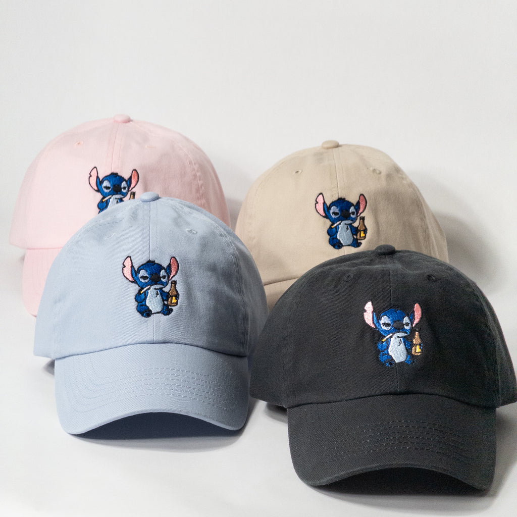 Lilo and Stitch Smoking Stitch Embroidered Dad Hat