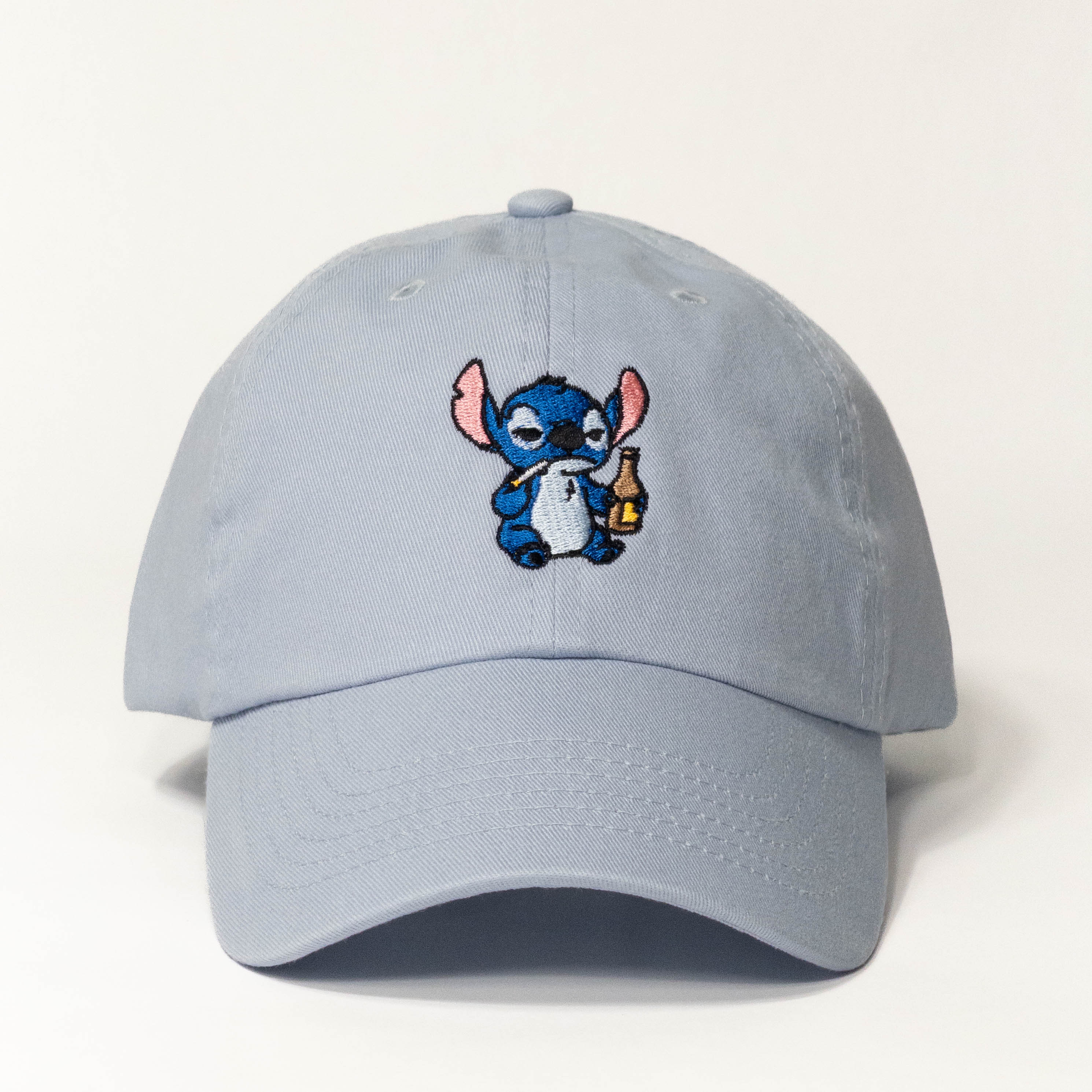 Lilo and Stitch Smoking Stitch Embroidered Dad Hat