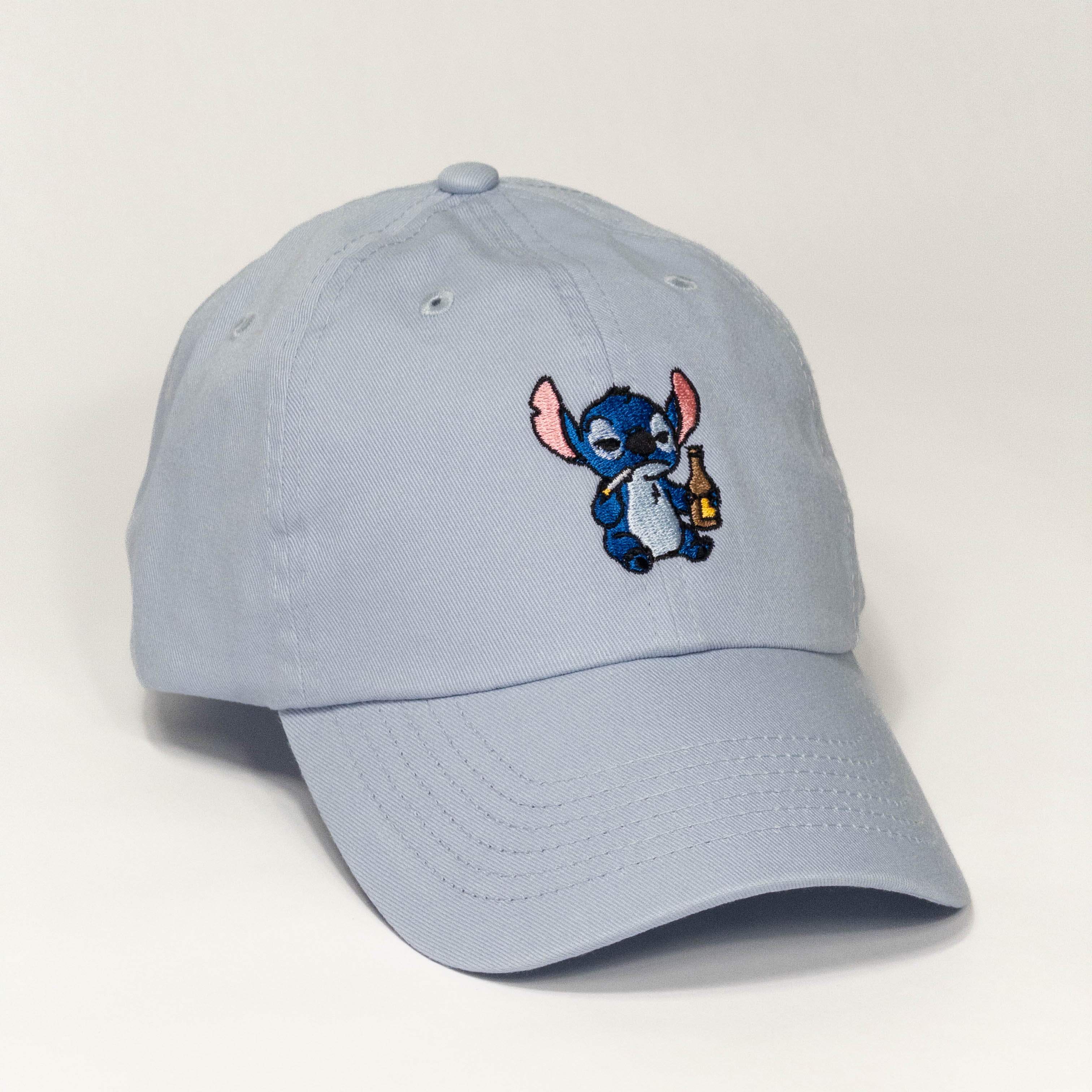 Lilo and Stitch Smoking Stitch Embroidered Dad Hat