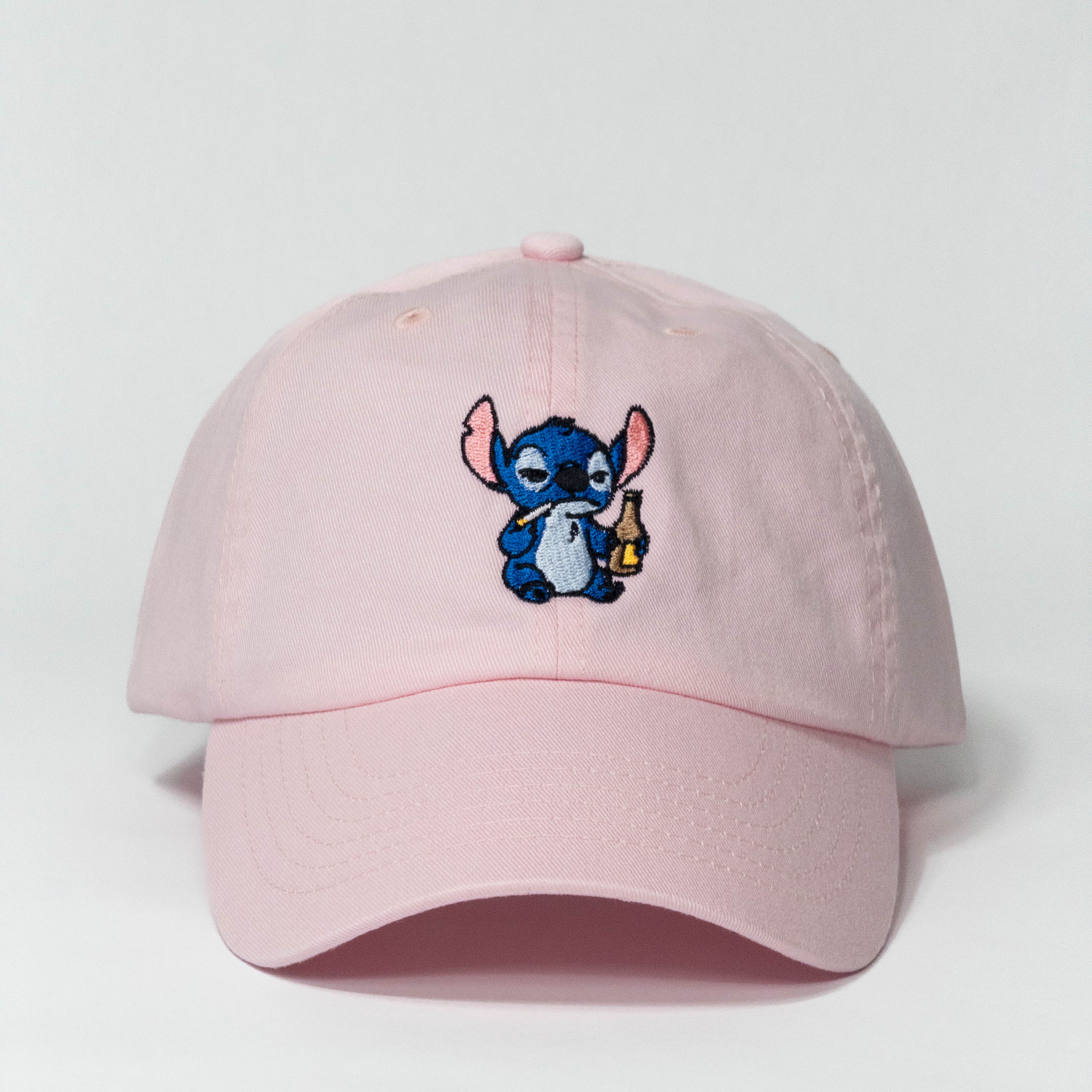 Lilo and Stitch Smoking Stitch Embroidered Dad Hat