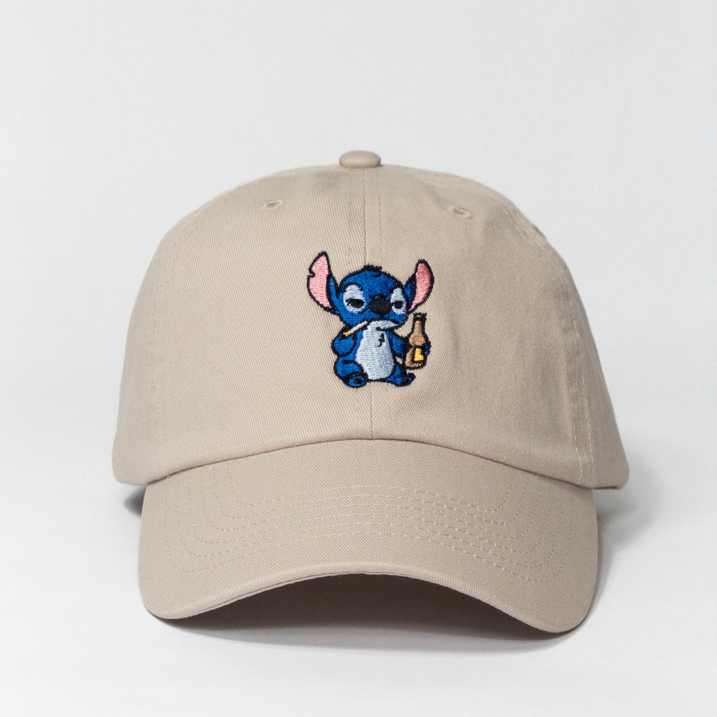 Lilo and Stitch Smoking Stitch Embroidered Dad Hat