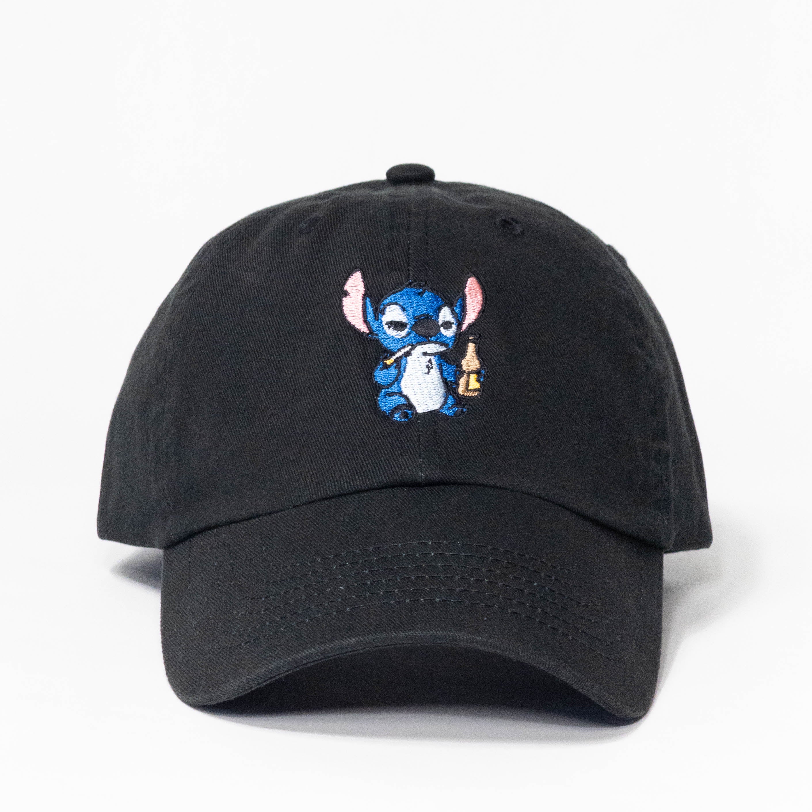 Lilo and Stitch Smoking Stitch Embroidered Dad Hat