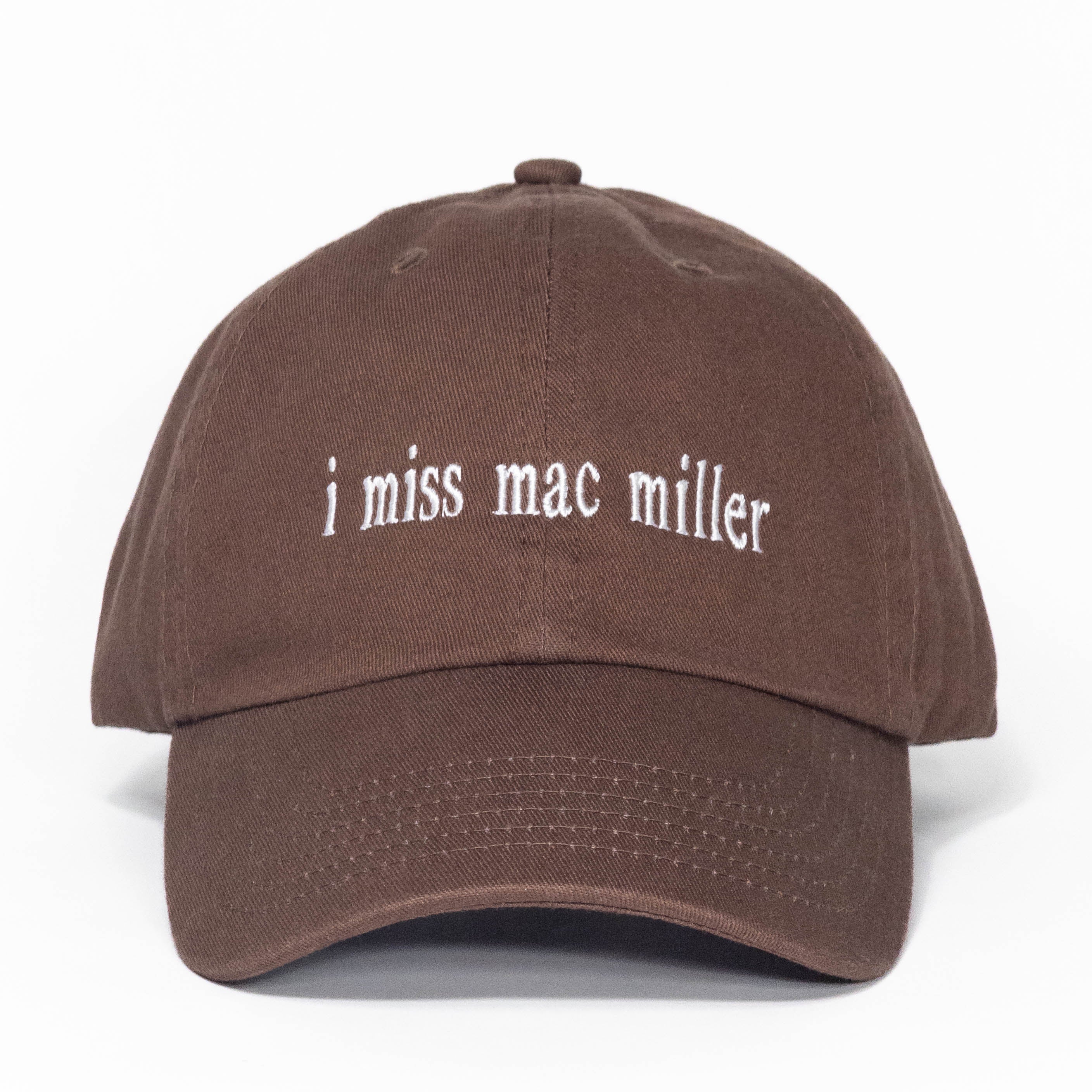 Mac Miller I miss mac miller Embroidered Dad Hat