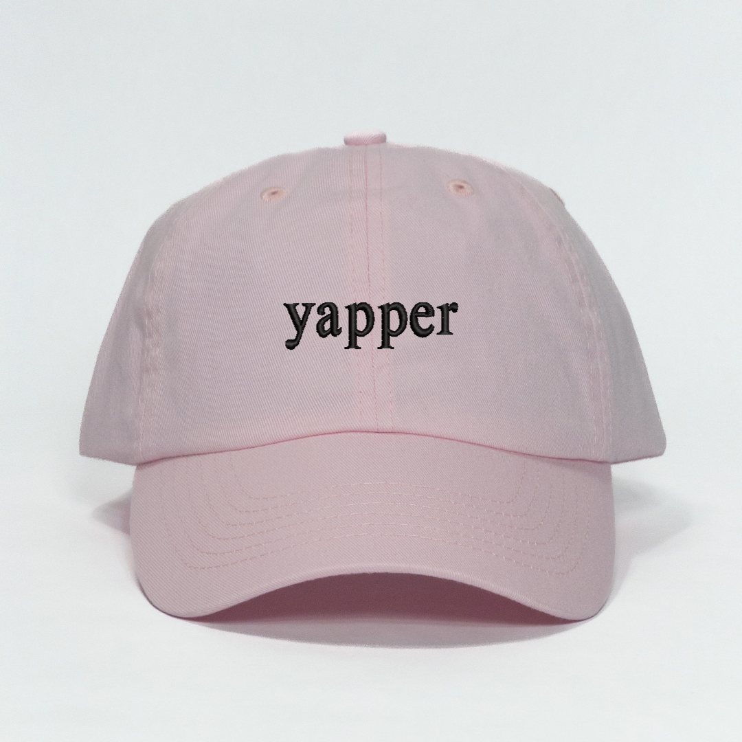 yapper Embroidered Dad Hat
