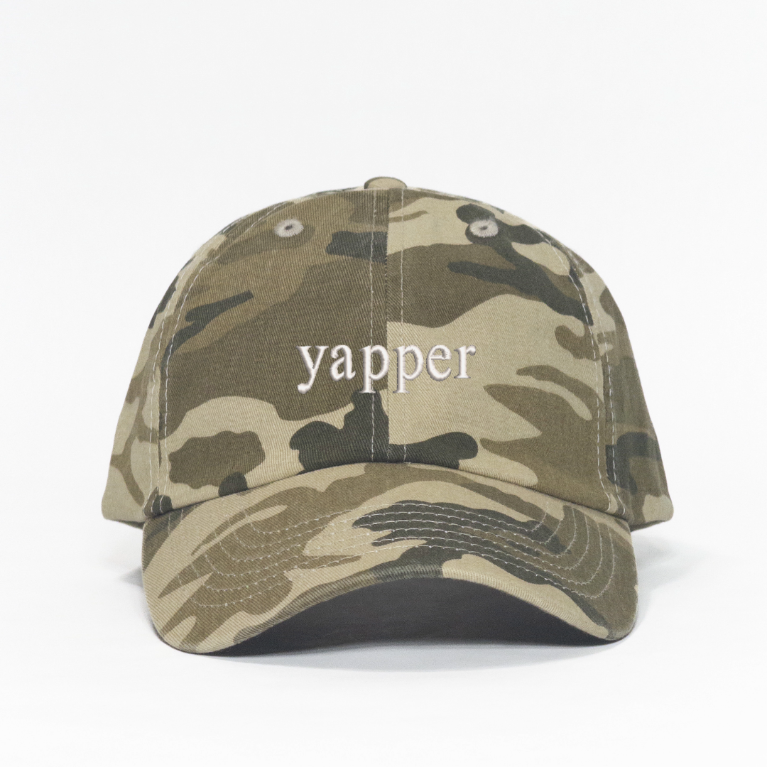 yapper Embroidered Dad Hat