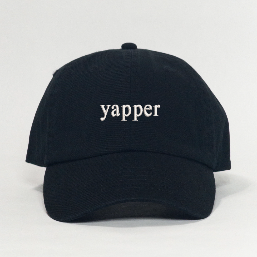 yapper Embroidered Dad Hat