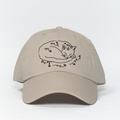 Sleeping Cat Embroidered Dad Hat