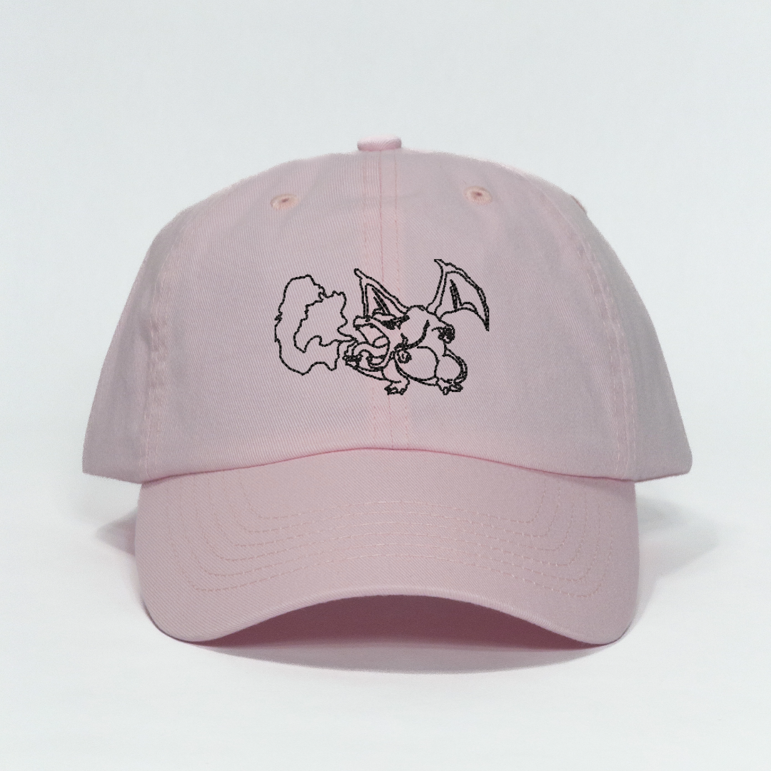 Pokemon Charizard Embroidered Dad Hat