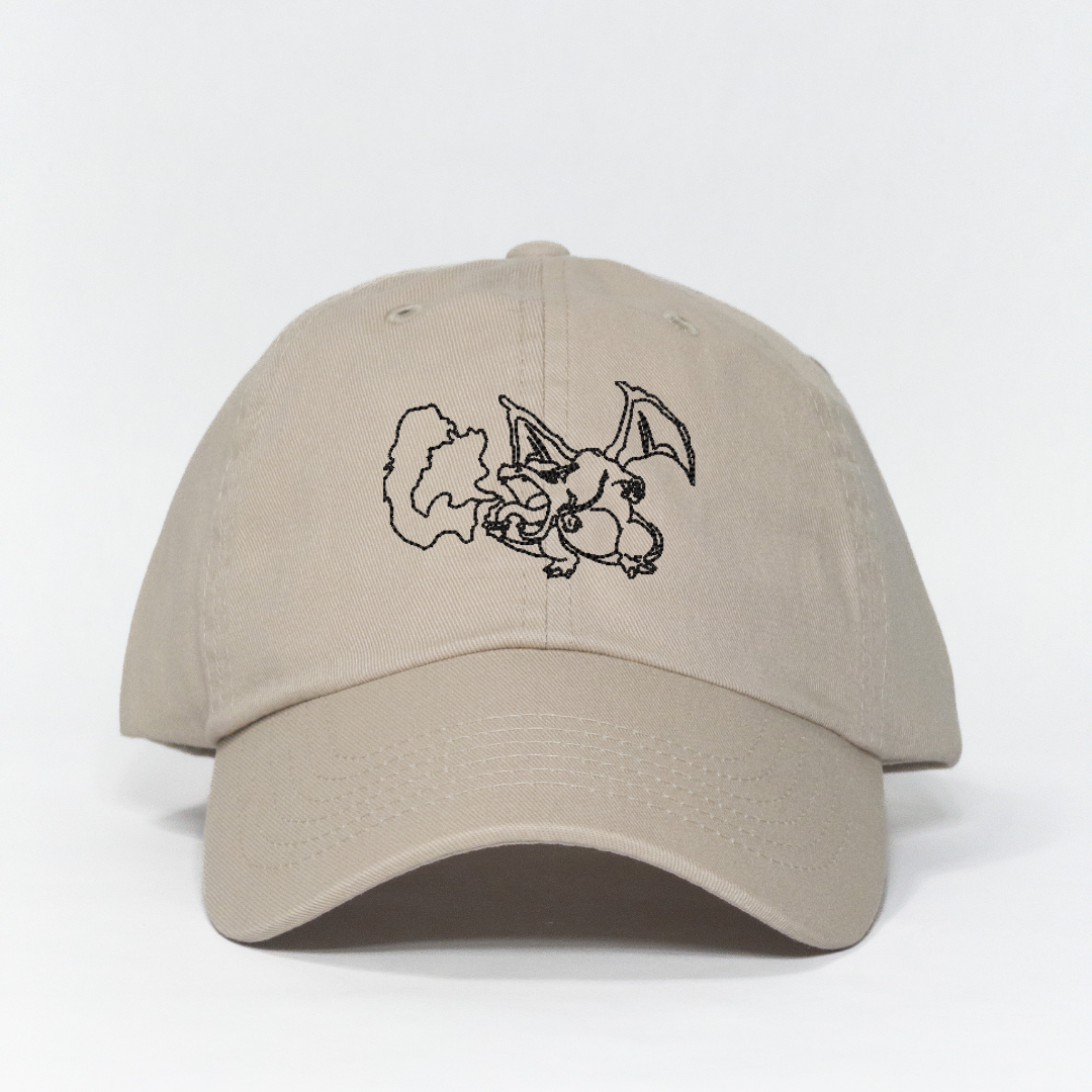 Pokemon Charizard Embroidered Dad Hat