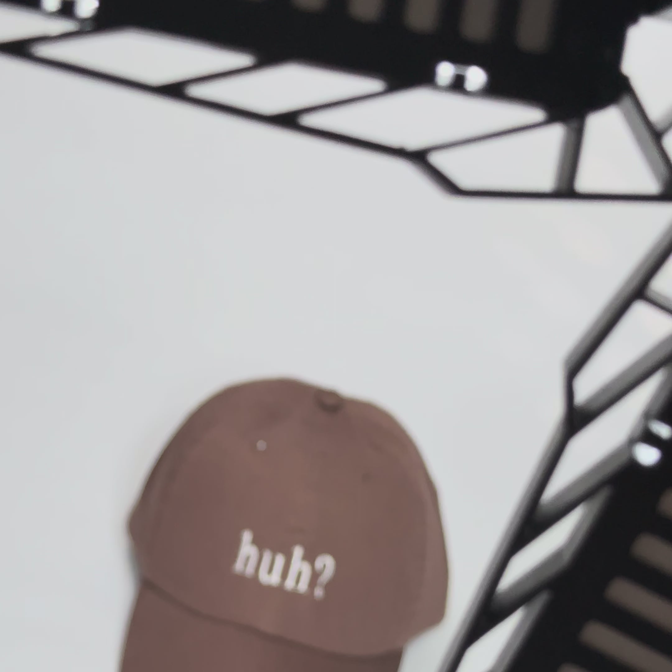 huh? Embroidered Dad Hat