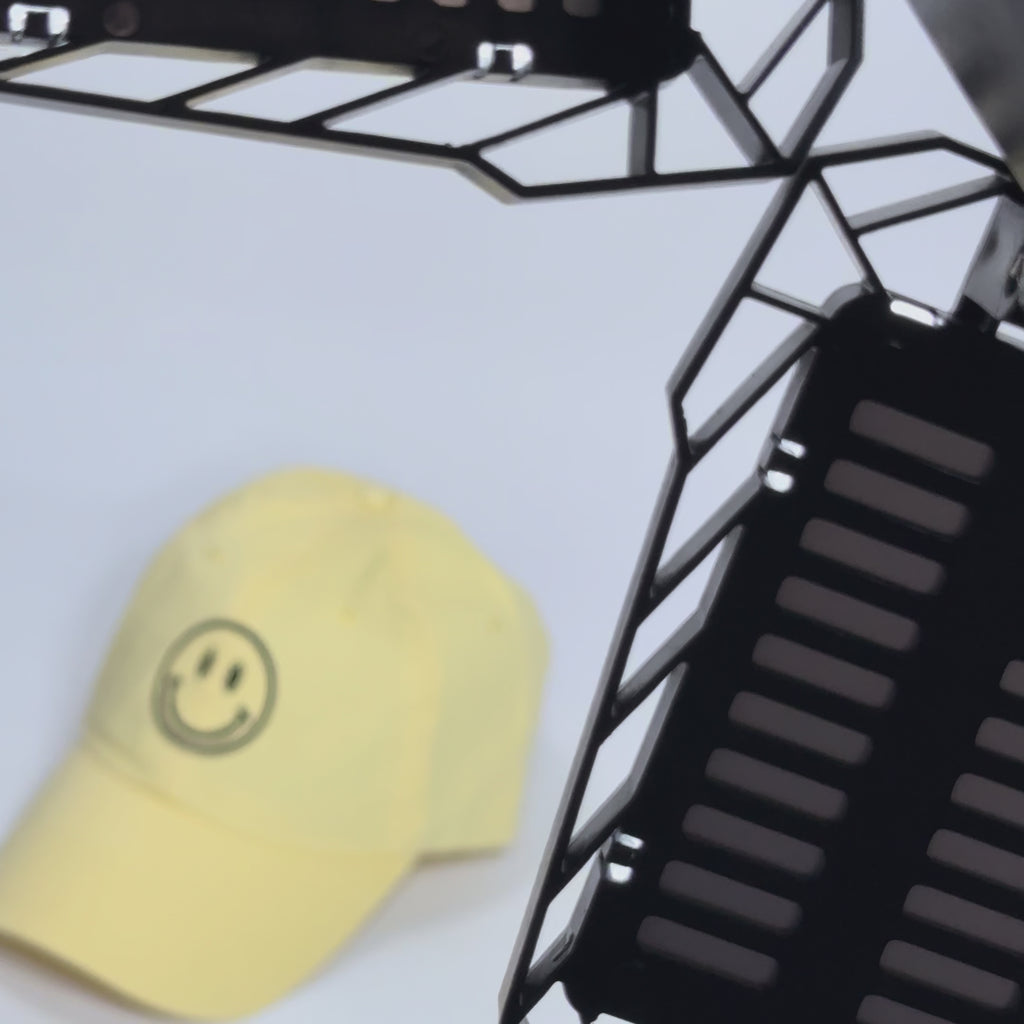 Smiley Face Embroidered Dad Hat
